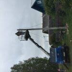 Шангалы. Установка светильников и подвеска СИП провода